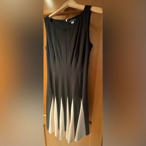 Tommy Hilfiger Black with Pink inlay sleeveless dress size 8